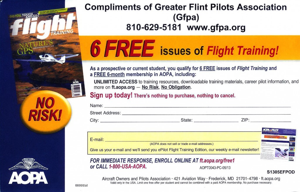 6 Free Issues Flight Training Magazine